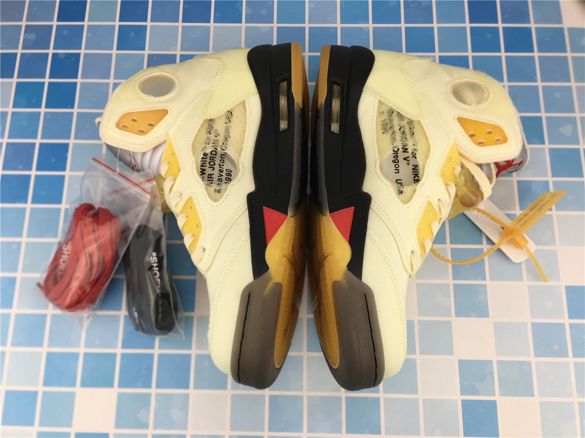 OG Batch Off-white x Air Jordan Retro 5 SP DH8565 100